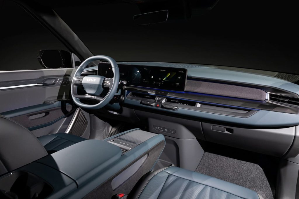 KIA EV9 habitáculo interior