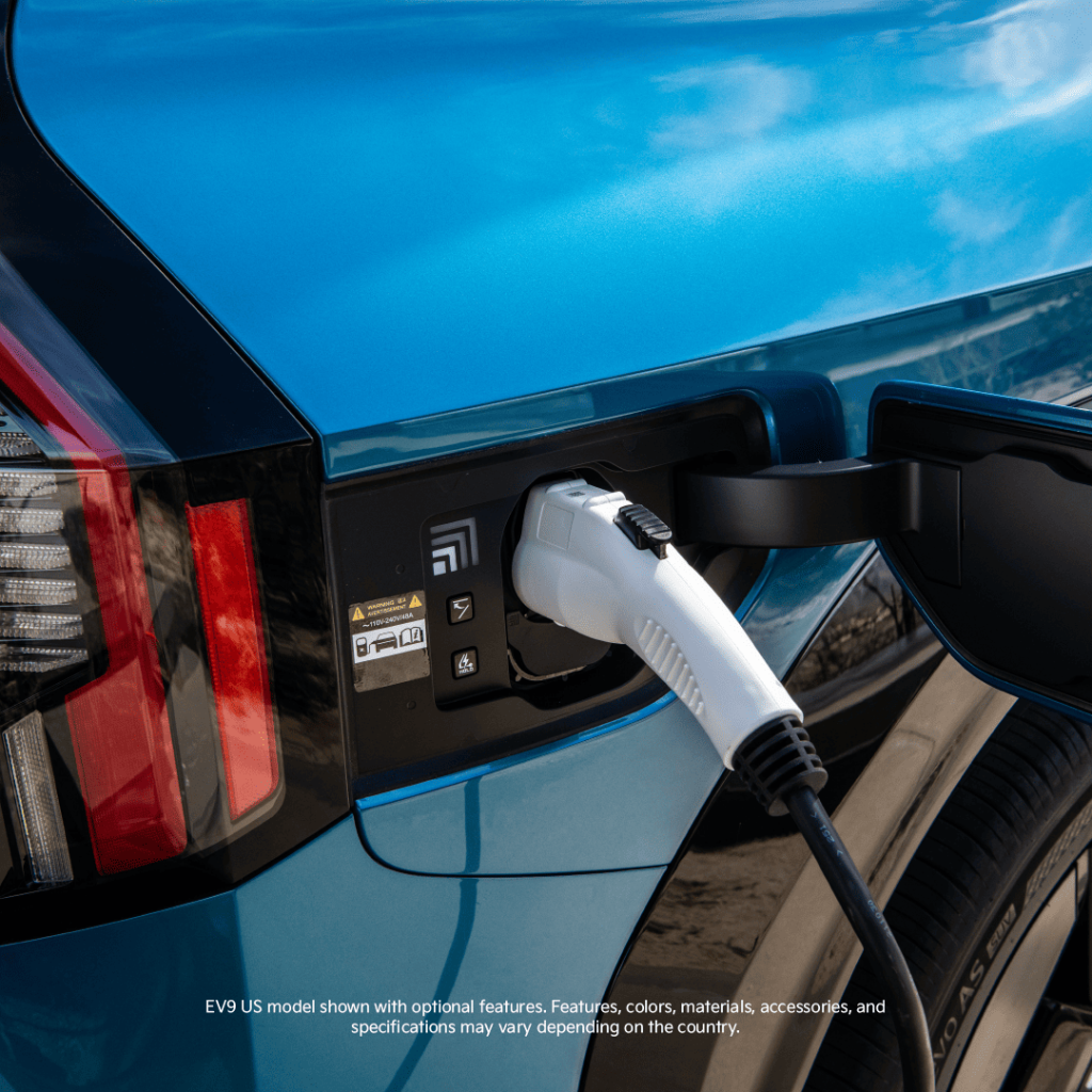 KIA EV9 cargador